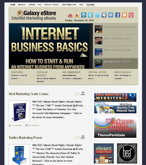 Product picture Wordpress Ebook Store 